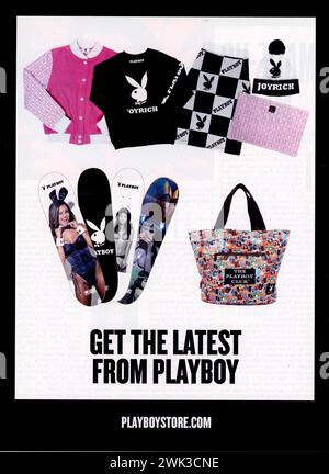 Vintage Playboy Magazin Januar/Februar 2015, USA Stockfoto