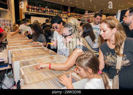 Buntes Treiben auf der Cyprus Comic Convention in Nikosia Stockfoto