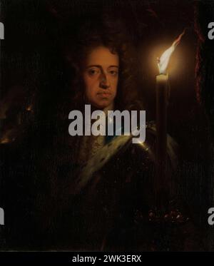 Porträt von Wilhelm III. (1650–1702), Prinz von Orange, Stadholder und ab 1689 König von England, Godfried Schalcken, um 1692–1697 Stockfoto