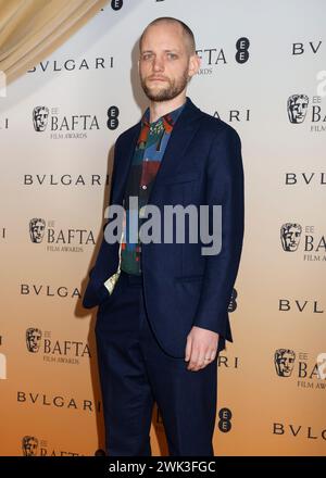 London, Großbritannien. Februar 2024. Theo Barrowclough nimmt an der BAFTA Nominees Party 2024 in der National Gallery am Trafalgar Square Teil. Quelle: SOPA Images Limited/Alamy Live News Stockfoto