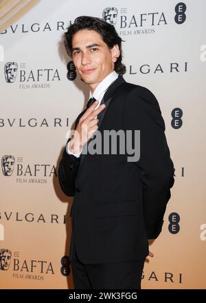 London, Großbritannien. Februar 2024. Enzo Vogrincic nimmt an der BAFTA Nominees Party 2024 in der National Gallery am Trafalgar Square in London Teil. Quelle: SOPA Images Limited/Alamy Live News Stockfoto