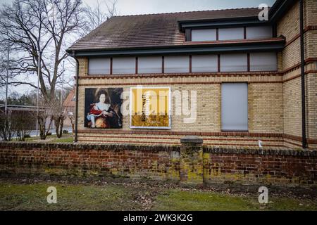 Wustrau-Altfriesack, Ortsteil von Fehrbellin im Landkreis Ostprignitz-Ruppin im Bundesland Brandenburg Brandenburg-Preußen Museum von Ehrhardt Bödecker gegründet - 18.02.2024 Brandenburg *** Wustrau Altfriesack, Landkreis Fehrbellin im Landkreis Ostprignitz Ruppin im Bundesland Brandenburg Preußen Museum gegründet von Ehrhardt Bödecker 18 02 2024 Brandenburg Stockfoto