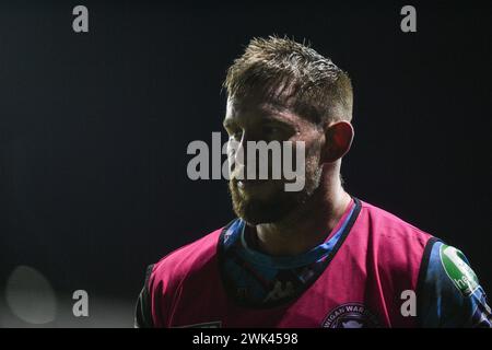 Castleford, England, 17. Februar 2024: Mike Cooper von Wigan Warriors. Rugby League Betfred Super League Round One, Castleford Tigers vs Wigan Warriors im Ming-A-hose Stadium, Castleford, UK Dean Williams Stockfoto