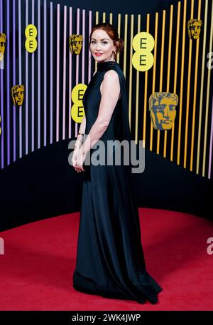 Arielle Free nimmt an den BAFTA Film Awards 2024 in der Royal Festival Hall im Southbank Centre in London Teil. Bilddatum: Sonntag, 18. Februar 2024. Stockfoto