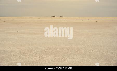 Salzwüste in der Danakil-Depression Stockfoto