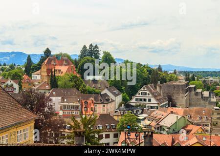 Blick auf Bregenz, Österreich Stockfoto