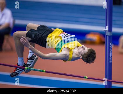 17/18. Februar 2024, Utilita National Indoor Arena, Birmingham, Großbritannien. Veranstaltung: 2024 Leichtathletikmeisterschaften in Großbritannien. Bildunterschrift: Bild: Mark Dunn / Alamy Live News (Sport) Stockfoto