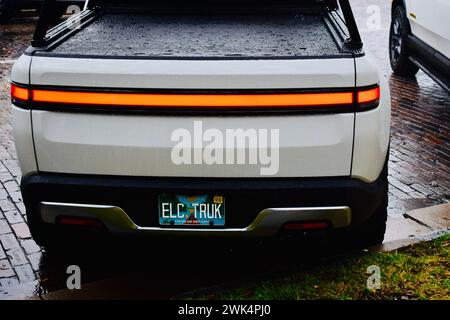 Rivian Pickup Truck Rally Sanford, Florida Stockfoto