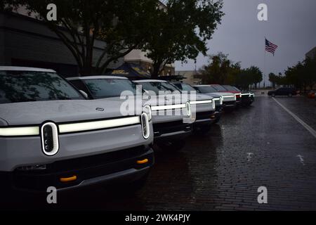 Rivian Pickup Truck Rally Sanford, Florida Stockfoto