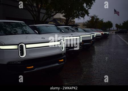 Rivian Pickup Truck Rally Sanford, Florida Stockfoto