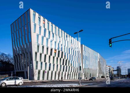 OP Financial Group oder OP-ryhmä Hauptsitz in Gebhardinaukio 1 im Bezirk Vallila in Helsinki, Finnland Stockfoto