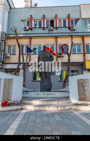 Prizren, Kosovo - 6. Februar 2024: Die Statue des Märtyrers in Prizren, Kosovo. Stockfoto