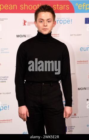 Thibaud Dooms Belgien bei der Präsentation der 27. European Shooting Stars 2024 auf der Berlinale 2024 / 74. Internationale Filmfestspiele Berlin im Mövenpick Hotel. Berlin, 18.02.2024 *** Thibaud Dooms Belgium bei der Präsentation der 27 European Shooting Stars 2024 auf der Berlinale 2024 74 Berlin International Film Festival im Mövenpick Hotel Berlin, 18 02 2024 Foto:XC.xNiehausx/xFuturexImagex Shooting Stars 4242 Stockfoto