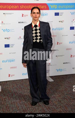 Valentina Belle Italien bei der Präsentation der 27. European Shooting Stars 2024 auf der Berlinale 2024 / 74. Internationale Filmfestspiele Berlin im Mövenpick Hotel. Berlin, 18.02.2024 *** Valentina Belle Italy bei der Präsentation der 27 European Shooting Stars 2024 auf der Berlinale 2024 74 Berlin International Film Festival im Mövenpick Hotel Berlin, 18 02 2024 Foto:XC.xNiehausx/xFuturexImagex Shooting Stars 4253 Stockfoto