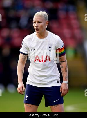 Tottenham Hotspur's Bethany England während des Spiels der Barclays Women's Super League im Gaughan Group Stadium in London. Bilddatum: Sonntag, 18. Februar 2024. Stockfoto