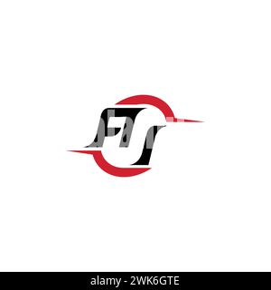 AI Initial Logo cooles und stylisches Konzept für E-Sport- oder Gaming-Logo als Inspiration Stock Vektor
