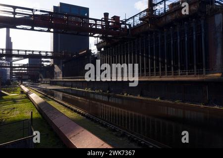 Ehemaliges Kokerei Zollverein in Essen, 18/03/2020 Stockfoto