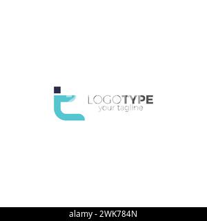 TC-Logo einfach. Symbol für Buchstabe TC Stock Vektor