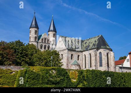 Bilder aus der Landeshauptstadt Magdeburg Stockfoto