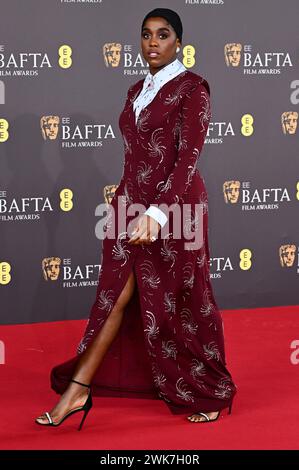 Lashana Lynch bei der Verleihung der BAFTA Film Awards 2024 / 77. British Academy Film Awards in der Royal Festival Hall. London, 18.02.2024 *** Lashana Lynch bei den BAFTA Film Awards 2024 77th British Academy Film Awards in der Royal Festival Hall London, 18 02 2024 Foto:XS.xVasx/xFuturexImagex bafta2024 4355 Stockfoto