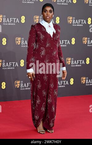 Lashana Lynch bei der Verleihung der BAFTA Film Awards 2024 / 77. British Academy Film Awards in der Royal Festival Hall. London, 18.02.2024 *** Lashana Lynch bei den BAFTA Film Awards 2024 77th British Academy Film Awards in der Royal Festival Hall London, 18 02 2024 Foto:XS.xVasx/xFuturexImagex bafta2024 4354 Stockfoto
