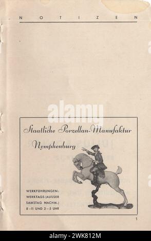 1937 Münchener jahr Austellung, neue Pinakothek , August-Oktober, 9-17 Uhr, Eintritt 50PF / 1937 Münchener Jahresausstellung, neue Bildergalerie, von August bis Oktober, 9-17 Stunden, Eintritt 50PF 1930er Jahre deutsche Kunstausstellung / die deutsche Kunst der 1930er Jahre / Deutsche Bildhauer / Deutsche Bildhauer / Deutsche Maler / deutsche Künstler . deutsche Werbung aus den 1930er Jahren / Deutsche Anzeigen / deutsche Werbung Stockfoto