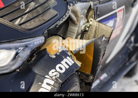 Ambiente während der Rallye Sweden 2024, 2. Runde der WRC World Rallye Car Championship 2024, vom 15. Bis 18. Februar 2024 in Umea, Schweden Stockfoto