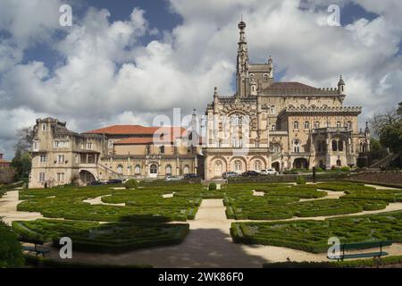 Gärten des Palastes Bucaco, Serra do Bucaco, Mealhada, Portugal Stockfoto