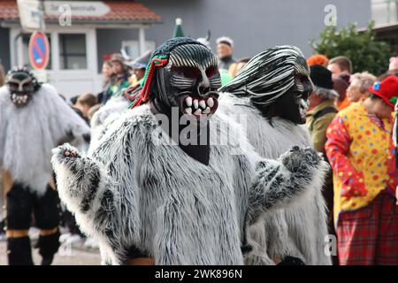 Großer Schwäbisch-Alemannischer Karnevalsumzug Stockfoto