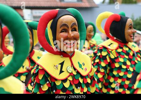 Großer Schwäbisch-Alemannischer Karnevalsumzug Stockfoto