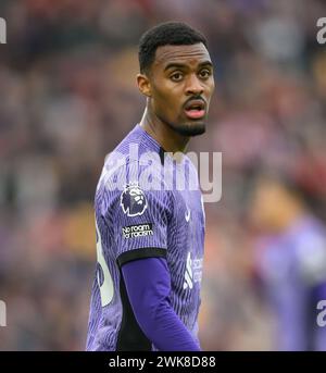 London, Großbritannien. Februar 2024. 17. Februar 2024 - Brentford gegen Liverpool - Premier League - GTECH Community Stadium. Liverpool's Ryan Gravenberch in Aktion im GTECH Community Stadium. Bildnachweis: Mark Pain/Alamy Live News Stockfoto