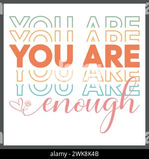 Mental Health T-Shirt Design Stock Vektor