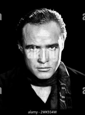 Marlon Brando Werbung für Einäugige Jacks - 1961 Stockfoto