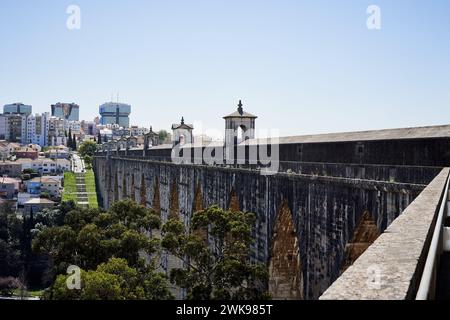 Aquädukt- und Wassermuseum Lissabon, Portugal Stockfoto