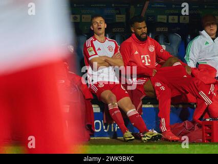 Bochum, Deutschland. Februar 2024. Joshua KIMMICH, FCB 6 traurig im Spiel VFL BOCHUM - FC BAYERN MÜNCHEN am 18. Februar 2024 in Bochum. Saison 2023/2024, 1.Bundesliga, FCB, München, Spieltag 22, 22.Spieltag Credit: Peter Schatz/Alamy Live News Stockfoto