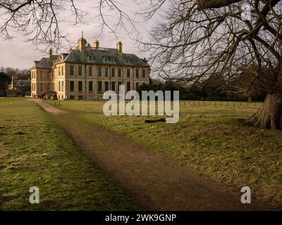 Belton House, lincolnshire - 24. Januar 2024: Belton House Winterwanderungen England Stockfoto