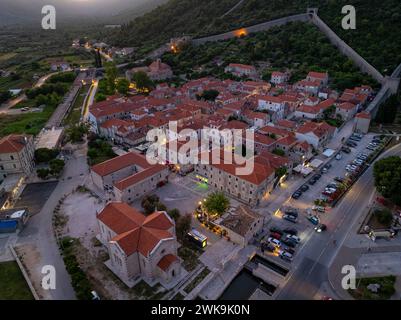 Ston, Kroatien Stockfoto