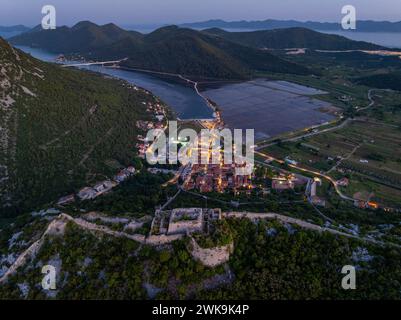 Ston, Kroatien Stockfoto