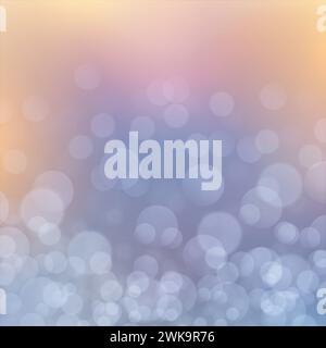 Hintergrund im Sommer verschwommen. Bokeh Light Unschärfe Für Hintergrund. Helle, weiche, verschwommene Farben bei hellem Sonnenschein. Abstrakter glitzernder Hintergrund. Leerer bac Stockfoto