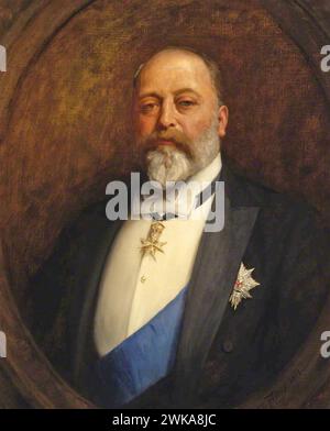 KÖNIG EDUARD VII. (1841–1910) britischer Monarch um 1902. Stockfoto