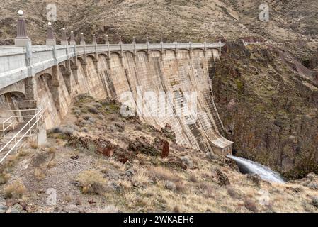 Der Owyhee Dam im Malheur County, Oregon. Stockfoto