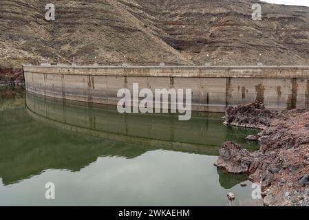 Der Owyhee Dam im Malheur County, Oregon. Stockfoto