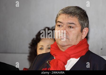 Paris, Frankreich. Februar 2024. Jérôme Coumet nimmt an der Eröffnungszeremonie des chinesischen Neujahrs Teil. Stockfoto