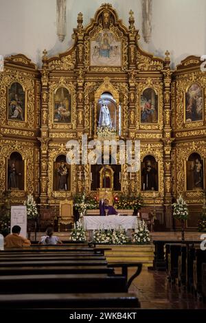 Izamal, Yucatan, Mexiko „die gelbe Stadt“ Stockfoto