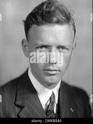 Amerikanischer Flieger CHARLES LINDBERGH (1902-1974) Stockfoto