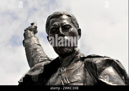 Gedenkstätte für Freddie Mercury, 1946, 1991, am Quai de la Rouvenaz, Montreux, Kanton Waadt, Schweiz Stockfoto