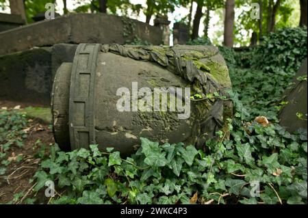 Der Eliasfriedhof in Dresden gilt als kulturell und historisch bedeutendster Friedhof der Stadt. Die Grabstätte in der Pirnaische Stockfoto