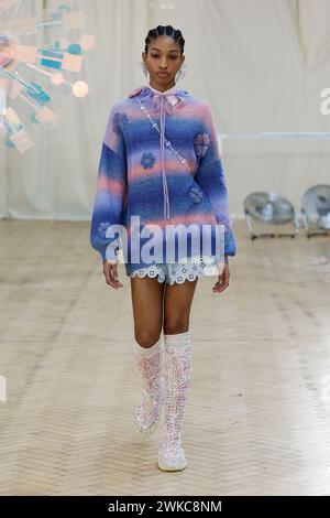 SUSAN FANG Herbst/Winter 2024 Runway während der London Fashion Week am 2024. Februar - London, UK 19/02/2024 Stockfoto