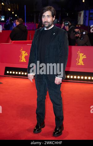 Berlin, Deutschland. Februar 2024. Jason Schwartzman besuchte die Yeohaengjaui Pilyo (A Traveler's Need) Premiere während des 74. Berlinale International Film Festival Berlin am 19. Februar 2024 im Grand Hyatt Hotel in Berlin. Foto: Aurore Marechal/ABACAPRESS.COM Credit: Abaca Press/Alamy Live News Stockfoto