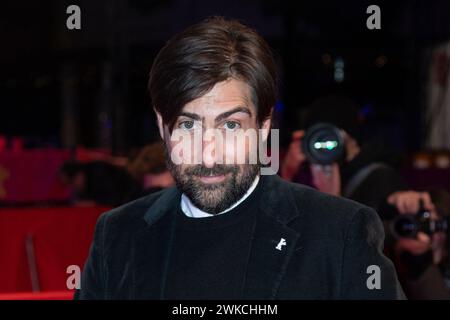 Berlin, Deutschland. Februar 2024. Jason Schwartzman besuchte die Yeohaengjaui Pilyo (A Traveler's Need) Premiere während des 74. Berlinale International Film Festival Berlin am 19. Februar 2024 im Grand Hyatt Hotel in Berlin. Foto: Aurore Marechal/ABACAPRESS.COM Credit: Abaca Press/Alamy Live News Stockfoto